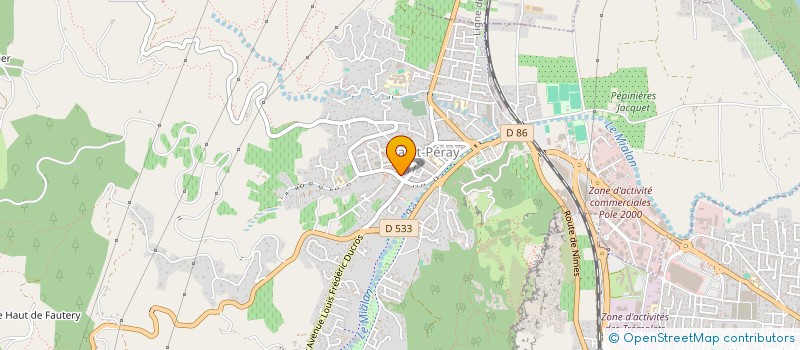 localisation de l'entreprise GYMNASTIQUE VOLONTAIRE DE SAINT PERAY à SAINT-PERAY