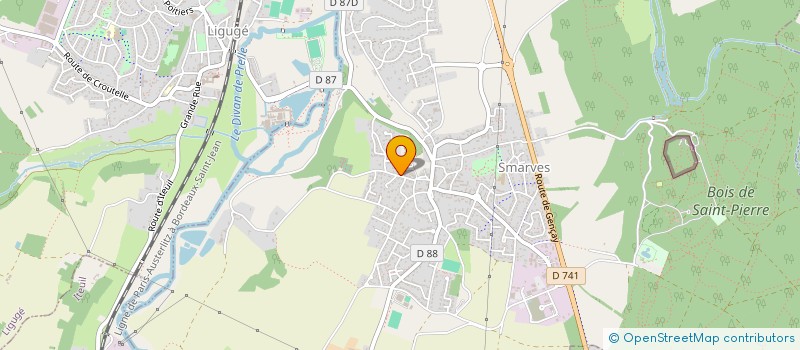 localisation de l'entreprise GYMNASTIQUE VOLONTAIRE DE SMARVES  SMARVES