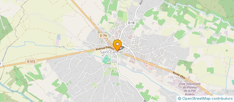 localisation de l'entreprise GYMNASTIQUE VOLONTAIRE DE ST CANNAT  SAINT-CANNAT