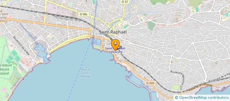 localisation de l'entreprise GYMNASTIQUE VOLONTAIRE DE ST RAPHAEL à SAINT-RAPHAEL