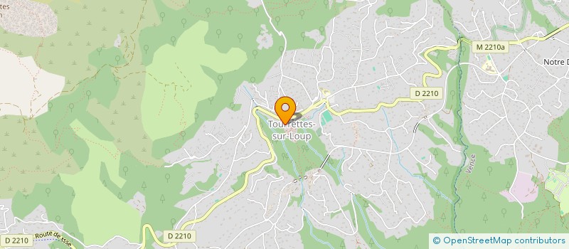 localisation de l'entreprise GYMNASTIQUE VOLONTAIRE DES VIOLETTES à TOURRETTES-SUR-LOUP