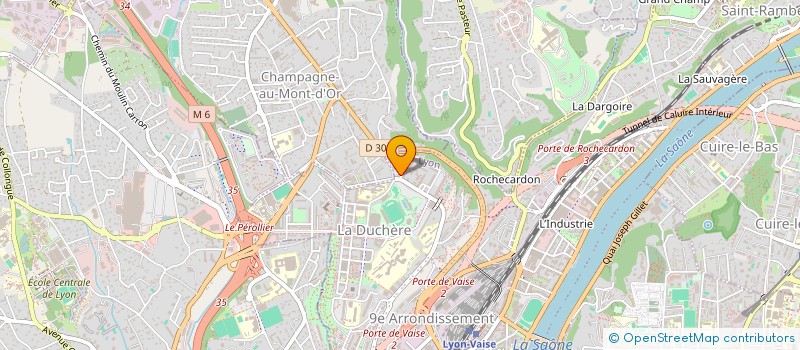 localisation de l'entreprise GYMNASTIQUE VOLONTAIRE DU PLATEAU à LYON