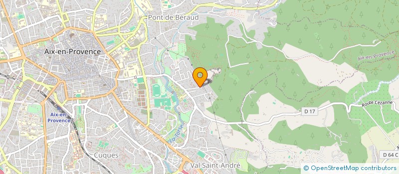 localisation de l'entreprise GYMNASTIQUE VOLONTAIRE DU VAL ST ANDRE à AIX-EN-PROVENCE