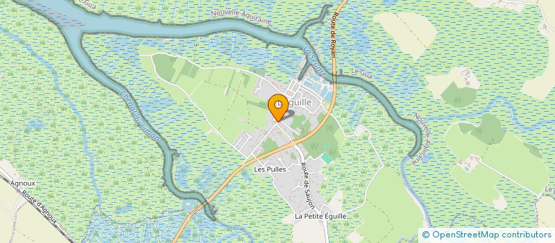 localisation de l'entreprise GYMNASTIQUE VOLONTAIRE EGUILLAISE  L'EGUILLE