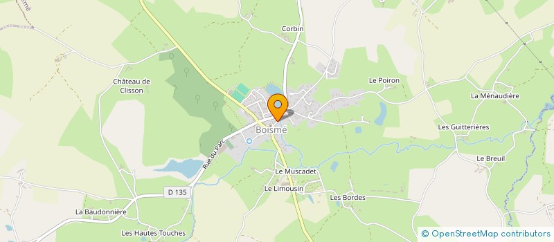 localisation de l'entreprise GYMNASTIQUE VOLONTAIRE FEMININE  BRESSUIRE