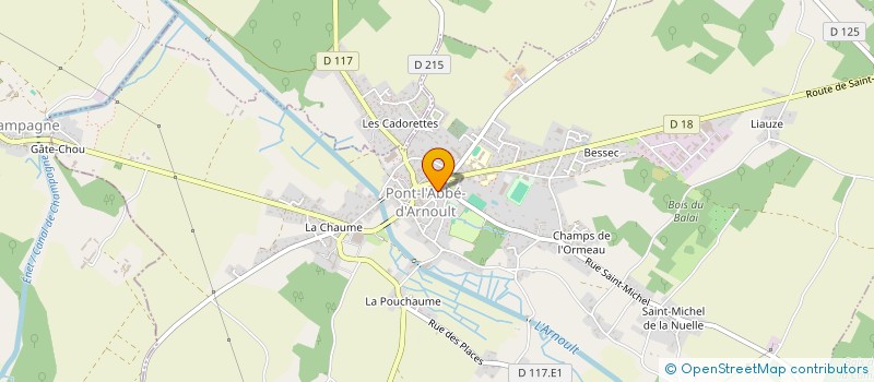 localisation de l'entreprise GYMNASTIQUE VOLONTAIRE FORME ET FITNESS  PONT-L'ABBE-D'ARNOULT