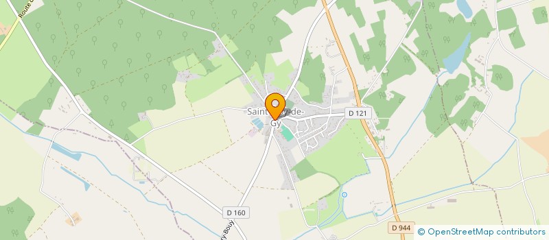 localisation de l'entreprise GYMNASTIQUE VOLONTAIRE GYACOMOISE  SAINT-ELOY-DE-GY