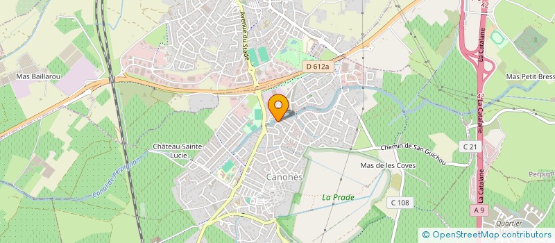 localisation de l'entreprise GYMNASTIQUE VOLONTAIRE GYM TENDANCES DE CANOHES  CANOHES