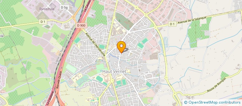 localisation de l'entreprise GYMNASTIQUE VOLONTAIRE LA DETENTE  PERPIGNAN