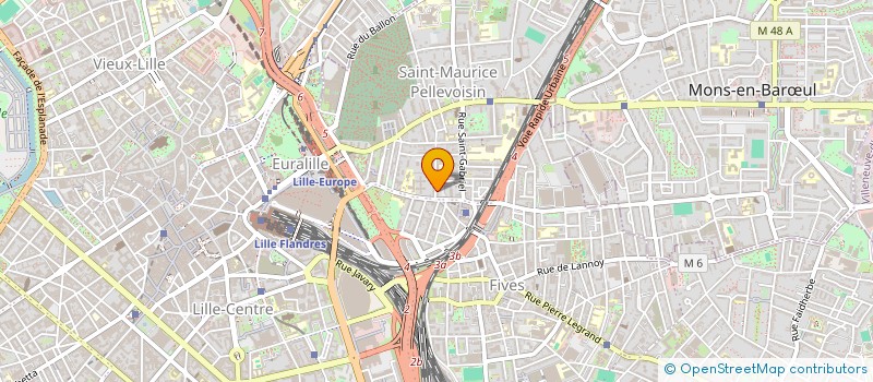 localisation de l'entreprise GYMNASTIQUE VOLONTAIRE LILLE ST MAURICE à LILLE