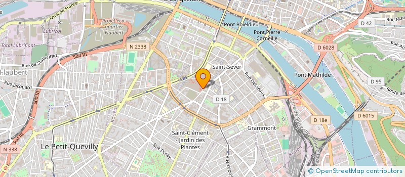 localisation de l'entreprise GYMNASTIQUE VOLONTAIRE MAISON ST SEVER à ROUEN