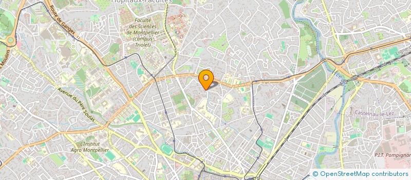 localisation de l'entreprise GYMNASTIQUE VOLONTAIRE NAZARETH à MONTPELLIER