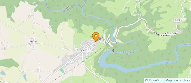 localisation de l'entreprise GYMNASTIQUE VOLONTAIRE PAMPELONNE  PAMPELONNE