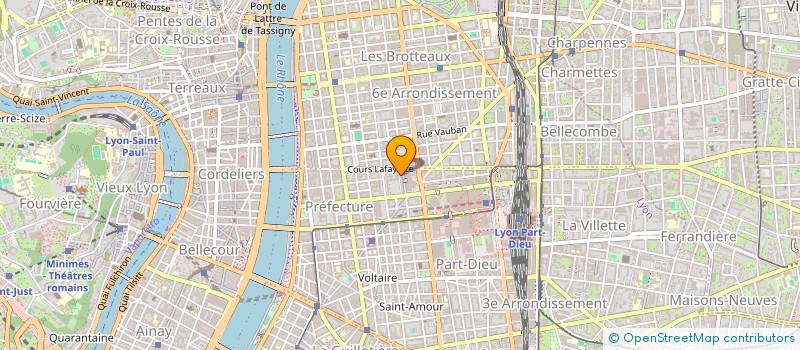 localisation de l'entreprise GYMNASTIQUE VOLONTAIRE PART-DIEU à LYON