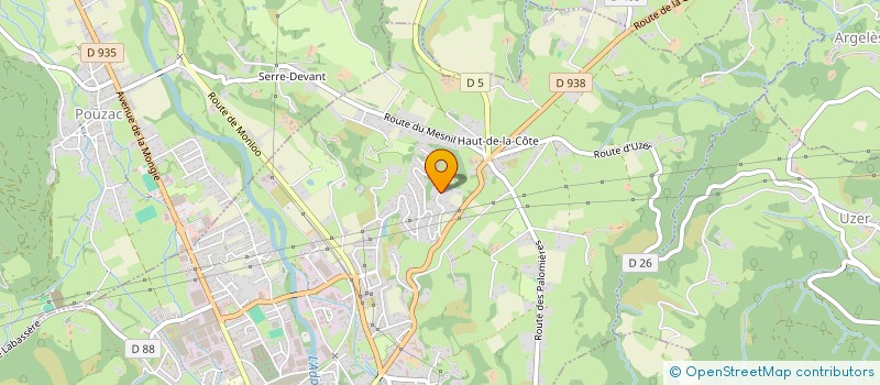 localisation de l'entreprise GYMNASTIQUE VOLONTAIRE PLEIN AIR  BAGNERES-DE-BIGORRE