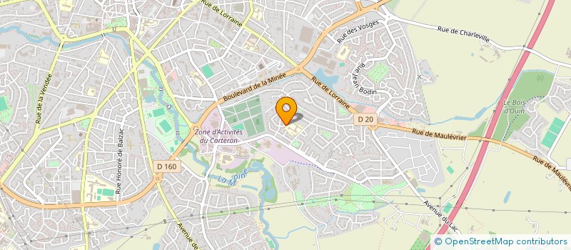 localisation de l'entreprise GYMNASTIQUE VOLONTAIRE PLUS CHOLET à CHOLET