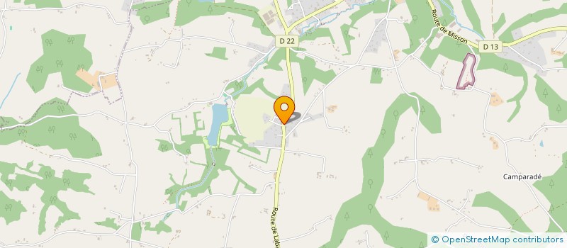 localisation de l'entreprise GYMNASTIQUE VOLONTAIRE POUILLON  POUILLON