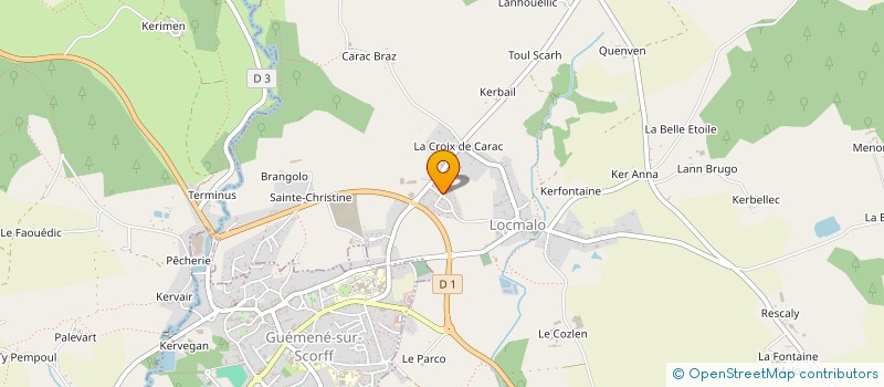 localisation de l'entreprise GYMNASTIQUE VOLONTAIRE POURLETH  LOCMALO