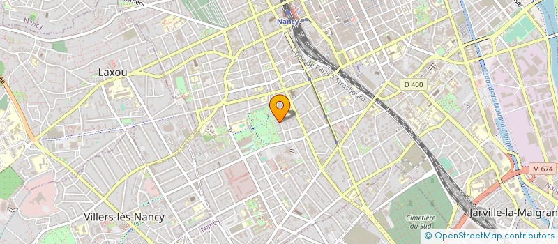 localisation de l'entreprise GYMNASTIQUE VOLONTAIRE REPUBLIQUE  NANCY