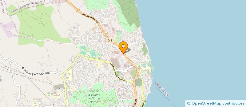 localisation de l'entreprise GYMNASTIQUE VOLONTAIRE SECTION MARTIGUES à MARTIGUES