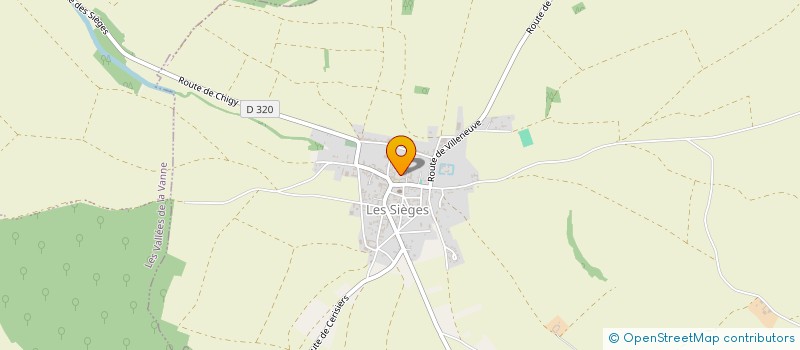 localisation de l'entreprise GYMNASTIQUE VOLONTAIRE SIEGEOISE  LES SIEGES