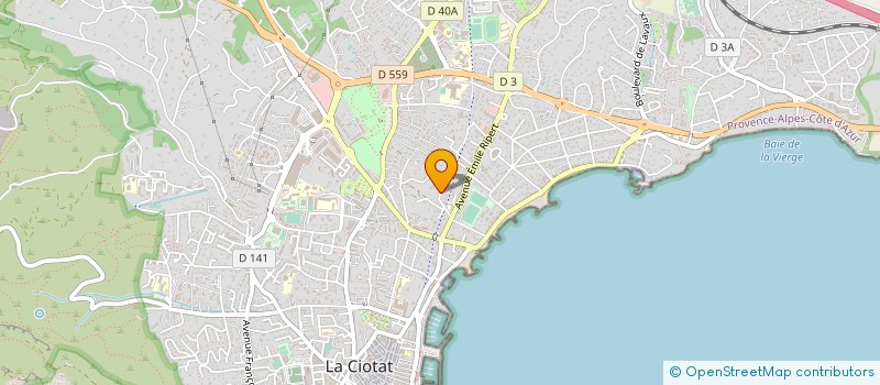 localisation de l'entreprise GYMNASTIQUE VOLONTAIRE TONIC SENIORS à LA CIOTAT