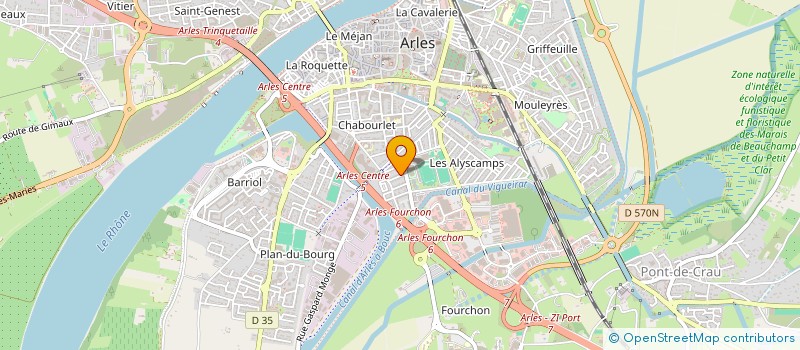 localisation de l'entreprise GYMNASTIQUE VOLONTAIRE TOUJOURS à ARLES