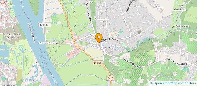 localisation de l'entreprise GYMNIQUE CENACAISE  CENAC