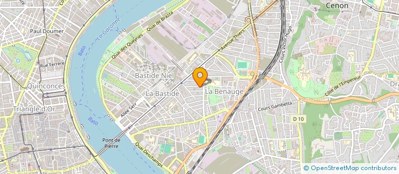 localisation de l'entreprise GYMNOPEDIE  BORDEAUX