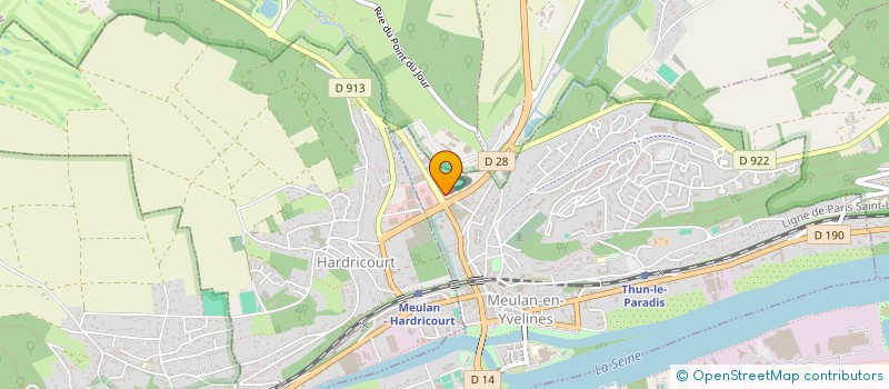 localisation de l'entreprise GYMO à MEULAN-EN-YVELINES