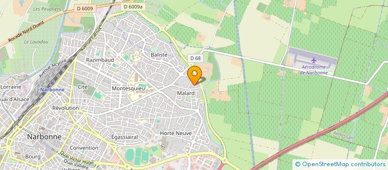 localisation de l'entreprise GYMT  NARBONNE
