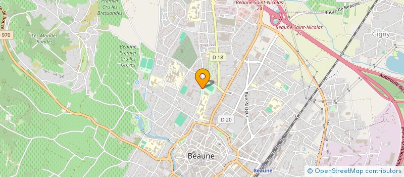 localisation de l'entreprise GYN&TECH à BEAUNE