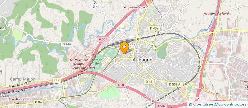 localisation de l'entreprise GYNAUB à AUBAGNE