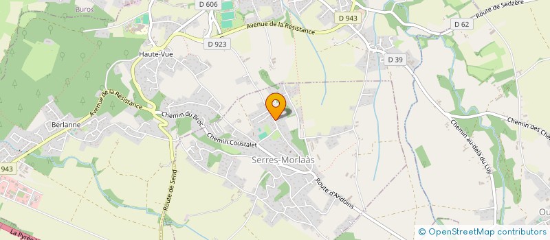 localisation de l'entreprise GYNC  BERNADETS