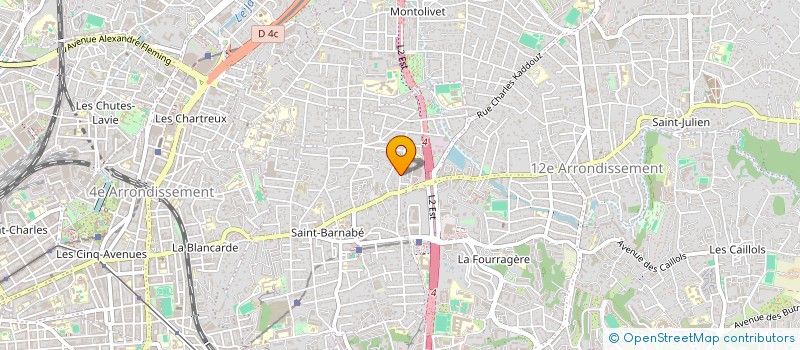 localisation de l'entreprise GYNECO 12 à MARSEILLE