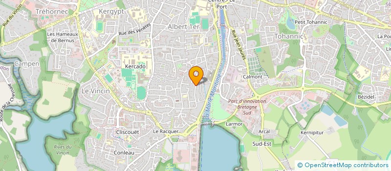 localisation de l'entreprise GYNECOCEANE à VANNES