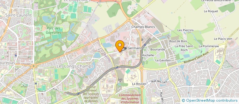 localisation de l'entreprise GYNECOLOGIE CESSON-SEVIGNE à CESSON-SEVIGNE