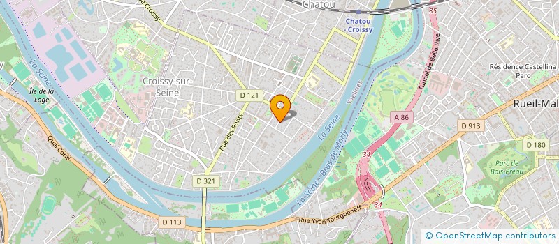 localisation de l'entreprise GYNEIKA à CLICHY