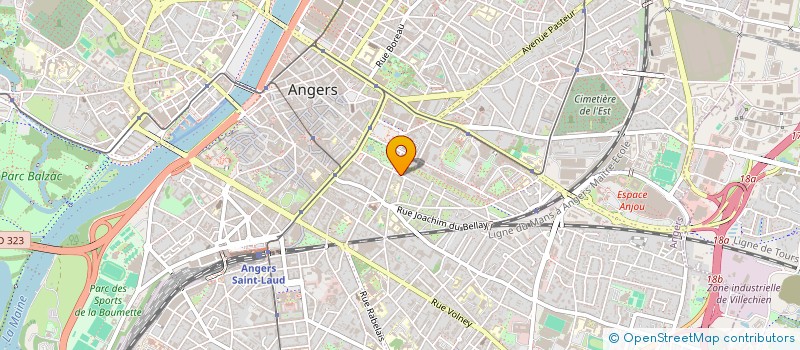localisation de l'entreprise GYNELAFAYETTE à ANGERS