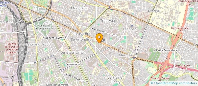 localisation de l'entreprise GYNELYAS  LYON