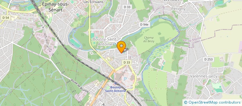 localisation de l'entreprise GYNESIS  BOUSSY-SAINT-ANTOINE