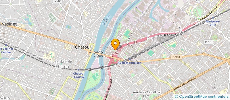 localisation de l'entreprise GYNPREVENT à RUEIL-MALMAISON