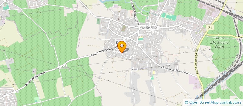 localisation de l'entreprise GYNS  MANDUEL