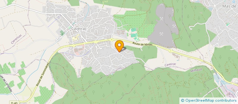 localisation de l'entreprise GYNS'OPTIC à CAVEIRAC