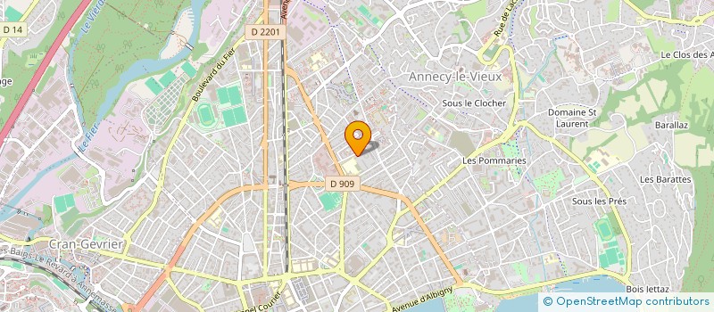 localisation de l'entreprise GYNSA à ANNECY