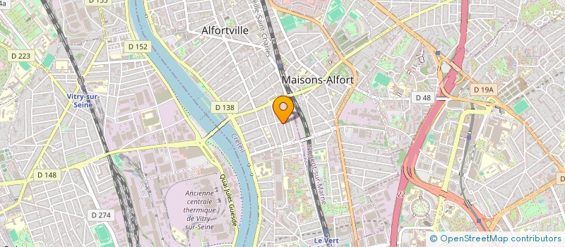 localisation de l'entreprise GYNY à ALFORTVILLE