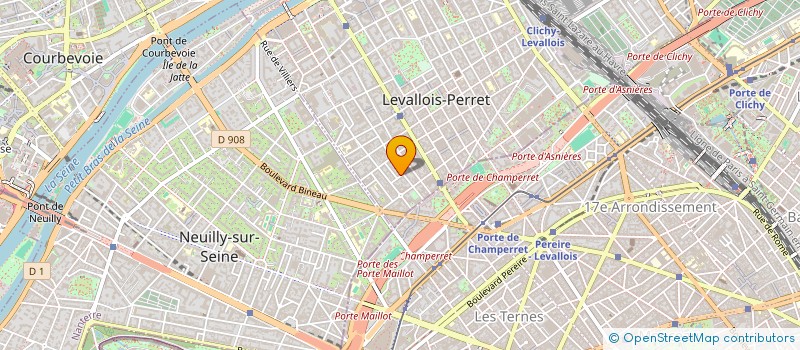 localisation de l'entreprise GYNZA CONSULTING à LEVALLOIS-PERRET