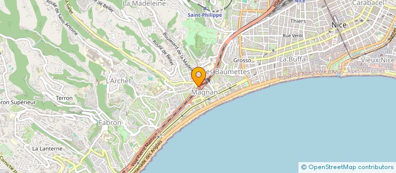 localisation de l'entreprise GYNZA CORPORATE à NICE