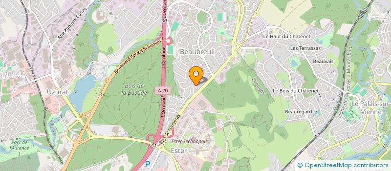 localisation de l'entreprise GYOUSEKI à LIMOGES