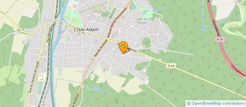 localisation de l'entreprise GYP  L'ISLE-ADAM